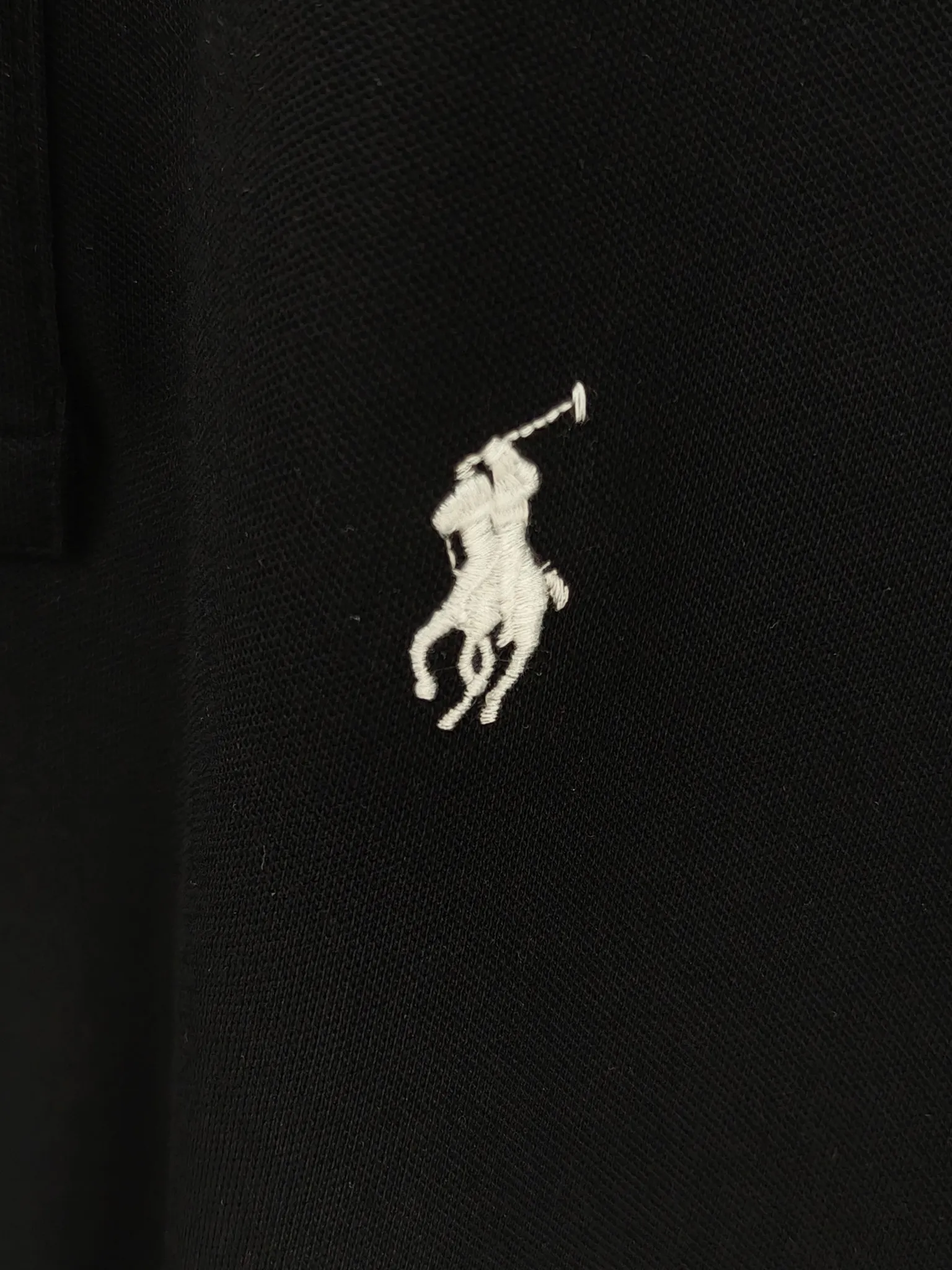 P200 Real shot quality High version Ralph Lauren pony embroidered polo shirt lapel long sleeves High-end quality Complete with three labels, comfortable and breathable, classic and simple, exquisite and fashionable, details show high-end quality Color: black, white, gray, navy blue Size: M-XXL